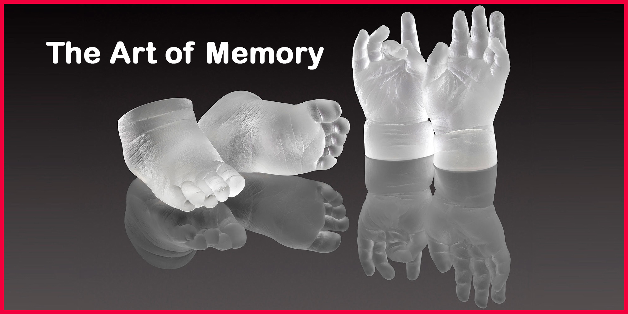 Safe baby 3d casting hand and feet